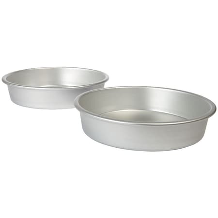 Wilton Wilton 9 in. W X 9.9 in. L Cake Pan Silver 2 pc, PK3 2105-7908